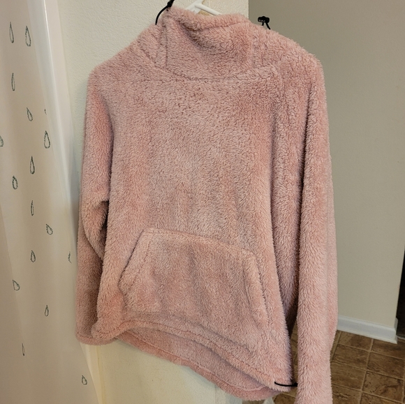 New VS PINK sherpa pullover - Picture 1 of 4